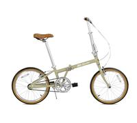 FabricBike Folding - Bici Pieghevole, Bicicletta Pieghevole 20', telaio in alluminio, Regolabile in Altezza, Facile da Trasportare. (Light Sand)