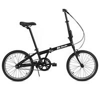 FabricBike Folding - Bici Pieghevole, Bicicletta Pieghevole 20', telaio in alluminio, Regolabile in Altezza, Facile da Trasportare. (Fully Matte Black)