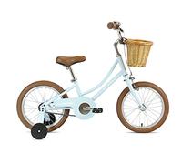 FabricBike Kids - Bicicletta per Bambini con Pedali per Bambini e Ragazze, Ruote Rimovibili da 12" e 16", 4 Colori (Classic Blue, 16": 3-7 Anni (Da 96 a 120 cm di altezza))