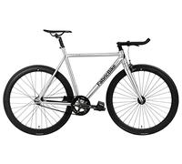 FabricBike Light - Fixed Gear bicicletta, Single Speed Fixie completa mozzo, Telaio in alluminio e forcella, ruote 28, 6 colori, 3 dimensioni, 9.45 kg (taglia M) (L-58cm, Light Polished)