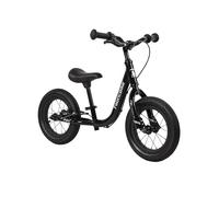 FabricBike Mini 12" - Bicicletta senza pedali per bambini, 18 mesi - 4 anni. Bicicletta ultraleggera per l'apprendimento con manubrio e sellino regolabili. (Mini PRO Full Black)