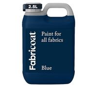 Fabricoat Vernice per tessuti - Rinnova o cambia il colore di qualsiasi tessuto - Si applica direttamente sul tessuto - Trasforma ogni cosa - Divani, paralumi, interni auto (2.5 L, Blu)