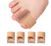 Fabrigrip - Set di 4 separatori per dita dei piedi, in tessuto, per uomini e donne