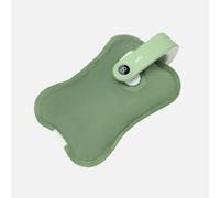 Fabrilamp Borsa dell'acqua calda elettrica Penelope, 400 W, ricarica 8-12 minuti, 2-8 ore di calore, custodia in velluto, caricatore incluso, 7 x 27,5 x 18 cm, verde