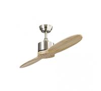 Fabrilamp Leste Ventilatore da Soffitto e Controllo 36W Faggio