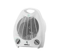 FABRILAMP Termoventilatore Elettrico YUSTE 2000W Bianco, Termostato Regolabile, 2 Potenze, 3 Funzioni, Sistema Sicurezza, Antiribaltamento, Protezione Surriscaldamento, Griglia Protezione,