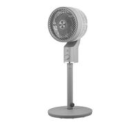FABRILAMP Ventilatore da terra Talamo Grigio/Cromo 50 W 3vel Regx33 x 33 cm Oscillante Fisso E Rotativo