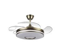 FABRILAMP Ventilatore DC DANI LED integrato, colore pelle