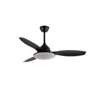 Fabrilamp Yael Ventilatore da soffitto con motore DC e controllo 72W Nero