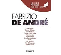 Fabrizio De André. Ricordi Pop Library. Spartito per pianoforte, voce e chitarra. Contiene i testi