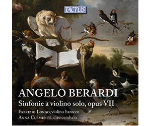Fabrizio Longo Clemente Anna - Berardi: Sinfonie A Violino Solo - Cd