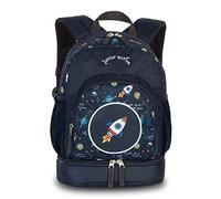 Fabrizio, Zaino Bambini e ragazzi, Blu scuro, multicolore, 25x31x12cm