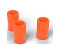 FabStack Distanziali M12 50 pezzi Arancione | 18 x 13 x 30 mm (esterno x foro x altezza) | Distanziatori in plastica PETG senza filettatura, boccole rotonde, stampati in Germania