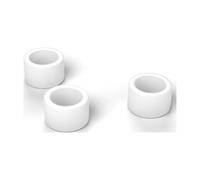 FabStack Distanziali M16 10 pezzi Bianco | 24 x 17 x 15 mm (esterno x foro x altezza) | Distanziatori in plastica PETG senza filettatura, boccole rotonde, stampati in Germania