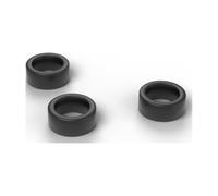 FabStack Distanziali M16 25 pezzi Nero | 24 x 17 x 10 mm (esterno x foro x altezza) | Distanziatori in plastica PETG senza filettatura, boccole rotonde, stampati in Germania