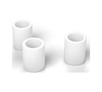 FabStack Distanziali M16 50 pezzi Bianco | 24 x 17 x 30 mm (esterno x foro x altezza) | Distanziatori in plastica PETG senza filettatura, boccole rotonde, stampati in Germania