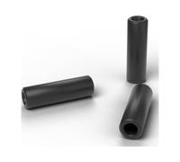 FabStack Distanziali M3 50 pezzi Nero | 6 x 3,2 x 20 mm (esterno x foro x altezza) | Distanziatori in plastica PETG senza filettatura, boccole rotonde, stampati in Germania