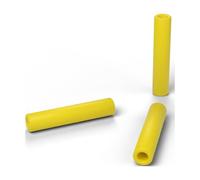 FabStack Distanziali M4 25 pezzi Giallo | 8 x 4,3 x 40 mm (esterno x foro x altezza) | Distanziatori in plastica PETG senza filettatura, boccole rotonde, stampati in Germania