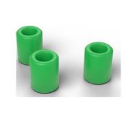 FabStack Distanziali M4 50 pezzi Verde | 8 x 4,3 x 10 mm (esterno x foro x altezza) | Distanziatori in plastica PETG senza filettatura, boccole rotonde, stampati in Germania