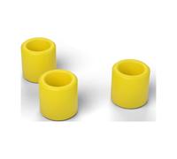 FabStack Distanziali M6 25 pezzi Giallo | 10 x 6,4 x 10 mm (esterno x foro x altezza) | Distanziatori in plastica PETG senza filettatura, boccole rotonde, stampati in Germania