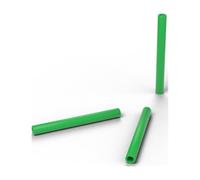 FabStack Distanziali M6 50 pezzi Verde | 10 x 6,4 x 100 mm (esterno x foro x altezza) | Distanziatori in plastica PETG senza filettatura, boccole rotonde, stampati in Germania