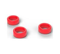FabStack Distanziali M8 25 pezzi Rosso | 12 x 8,4 x 5 mm (esterno x foro x altezza) | Distanziatori in plastica PETG senza filettatura, boccole rotonde, stampati in Germania