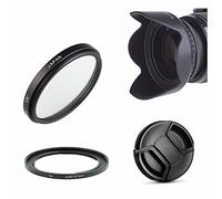 FABTOUCH Filtro UV da 67 mm e amp;Copriobiettivo, Anello Adattatore, for Fotocamera Digitale for Canon Powershot SX50 SX40 SX530 SX540 HS (Size : SX50)