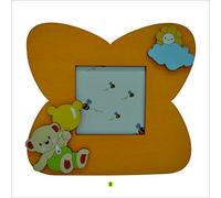 Fabula - Cornice Portafoto Mini in Legno da Tavolo Sagomata 16,5x16,5 cm - Dimensione Foto 6,5x6,5 cm - cod. 1801i