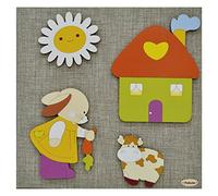 Fabula Linea Home - Album Portafoto Formato 24x30 cm 60 Pagine - Applicazioni in Legno - cod. 1529 - Copertina Colore 251 Corda