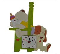 Fabula Linea Teneri Orsi - Orologio da Parete Sagoma Orso Biberon in Legno 29x35 cm - cod. 1808b