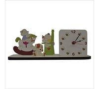 Fabula Linea Teneri Orsi - Orologio da Tavolo in Legno 37x15x11,5 cm - cod. 1410