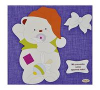 Fabula Orso Sonaglio - Album Portafoto Formato 30x30 cm 60 Pagine - Applicazioni in Legno - cod. 1905 - Copertina Colore 303 Violetto