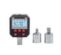 FABULETTA Adattatore per misuratore di coppia digitale intelligente, 1/2", indicatori visivi e audio, commutabile Nm/Ft-Lb, modalità di risparmio energetico, essenziale per operazioni di serraggio