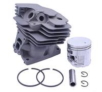 FABULETTA Cilindro da 47 mm per kit pistone per motosega MS362 MS362C, ricambio per motore 1140 020 1200 con clip ad anello in acciaio Nikasil Pin Pin Pin Set completo