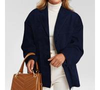 FABULETTA Giacca da donna a maniche lunghe, vestibilità larga, con risvolto | Design casual, maniche lunghe, colletto a risvolto, monopetto, taglie dalla S alla XL