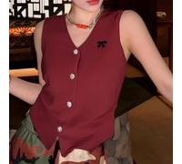 FABULETTA Gilet da donna, taglia unica, elastico e leggero | Design con scollo a V, senza maniche, per l'estate, stile basico, materiale leggero, ideale per il calore