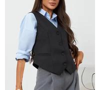 FABULETTA Gilet senza maniche da donna in softshell, elegante e sottile | Taglio sottile, colletto alla moda, attillato in vita, elegante e che valorizza la figura