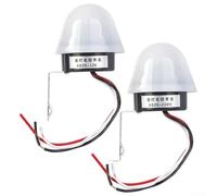 FABULETTA Interruttore automatico di controllo della luce con sensibilità regolabile per illuminazione stradale esterna 220 V 12 V unità ABS resistente alle intemperie