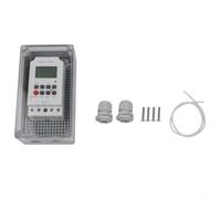 FABULETTA Interruttore timer digitale resistente alle intemperie, MT316SE 25A 220VAC con modulo impermeabile IP66, per uso esterno di luci al neon e altro (30A)