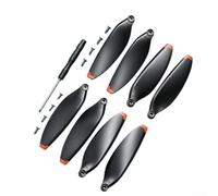 FABULETTA Kit elica in fibra di carbonio per mini 3 per Pro e per mini 4 Pro Droni, lame di precisione per aerei RC resistenti agli urti, parti di riparazione quadricottero nero