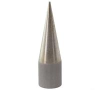 FABULETTA Punzonatrice in pelle placcata argento smeriglio, conica, diametro interno 1-15,5 mm, affilatrice in acciaio per utensili per uso quotidiano con fori rotondi e rettifica