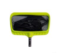 FABULETTA Rete per la pulizia della piscina con manico ergonomico con rete fine e profonda, per piscine, cattura foglie e detriti, compatibile con asta telescopica
