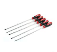 FABULETTA Set di cacciaviti extra lunghi da 30,5 cm con scanalatura e croce, 400 mm extra lungo con punta magnetica manico in gomma d'acciaio per riparazioni domestiche e smontaggio delle viti.