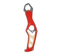 FABULETTA Set di pinze da pesca in lega di alluminio con impugnatura a labbro, design antiruggine per la pesca con esca, strumento portatile leggero per acqua dolce e salata (rosso)
