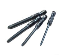 FABULETTA Set di punte a Y per cacciavite a tre ali, 65 mm, codolo esagonale, in acciaio temprato HRC58, resistenti alla ruggine, punte magnetiche per cacciaviti elettrici, 4 pezzi