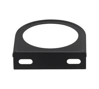 FABULETTA Staffa di supporto per manometro per auto da 52 mm per montaggio di strumenti a foro singolo - Telaio nero per contatore di ferro per auto per installazione su cruscotto e colonna