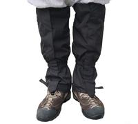 FABULETTA Unigear - Ghette per scarponi da trekking, traspiranti, per arrampicata, forniscono isolamento termico e impermeabile per attività all'aperto (nero)