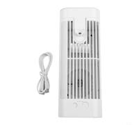 FABULETTA Ventilatore portatile compatto con design a gancio, 2400 mAh, tipo C, ricaricabile, per camera da letto, scrivania, confezione da 1 (2400 mAh)