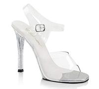 Pleaser Gala-08MG Clr/Clr 40