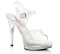 Fabulicious Sandali Glory-508 Donna, Trasparente/Trasparente, 39.5 EU